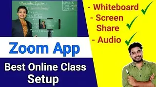 zoom class best setup | zoom app whiteboard setup | best online class setup | 