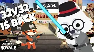 SAW VS REBELLION IS REVIVED | Super Animal Royale