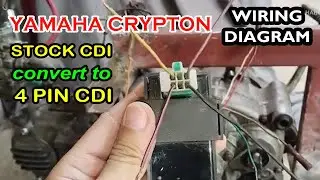 Wiring Diagram 4 Pin CDI and Stator for Battery Operated - Kalansay Skeleton Connection Color Code