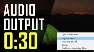 How to: Change Default Audio Output on a Windows PC
