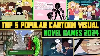 Top 5 Popular Cartoon Games | 2024 | Visual Novel | EzrCaGaminG | Part 5