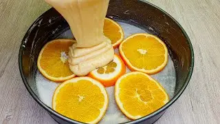 Take 2 oranges and make a delicious cake. Delicious orange cake