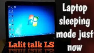 !How to use sleeping mode in your laptop! Sleeping mode in windows 7 hp laptop! #laptop #sleepmode !