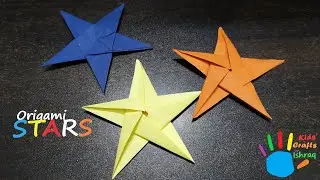 How to Make Origami Five Pointed Star | Easy Origami Star Tutorial | কাগজের দিয়ে তৈরি তারা