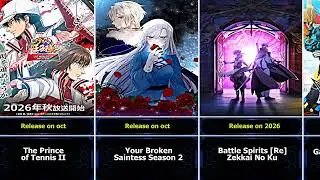 All Upcoming Anime Of Fall 2026