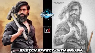 pencil sketch drawing effect photoshop tutorial | yzcreation