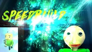 *BALDI IN KOGAMA* 😱😱😱 (speedbuild, built by my sister)