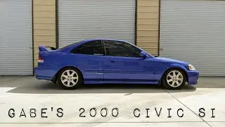 Old Footage of Gabe's EM1 2000 Civic Si - Walk-around before he sold it