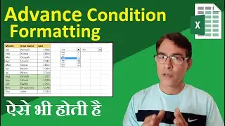 Advanced conditional formatting in excel | Conditional formation with formula