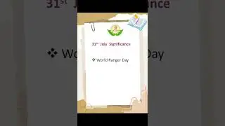 31st July & 1st August significance #shortsfeed #shorts