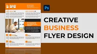 Creative Business Flyer Design in Adobe Photoshop 2022 | Tutorial | Easy Way