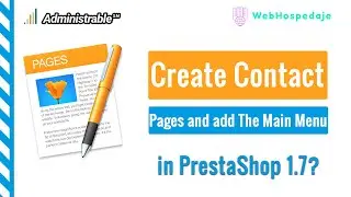 How to create Contact Pages and Add Them to The Main Menu in Prestashop 1.7?