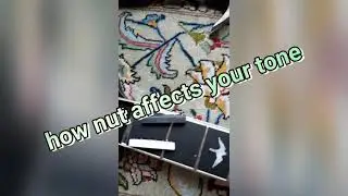 How nut affects your tone? PRS SE stock nut vs Black TUSQ XL nut