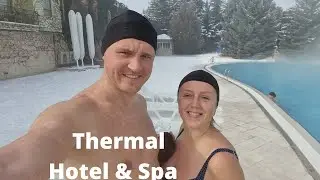 Купаемся в термальном бассейне в -10 градусов