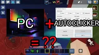PC + AUTOCLICKER = ?? | Blockman Go Bedwars