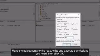 How To Change File and Folder Permissions Using FileZilla