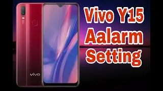 vivo y15 alarm setting 2021