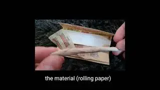 How to roll a joint with rolling paper (no filter) lol