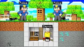 Mi SONO NASCOSTO dalla POLIZIA SOTTO un ALBERO in Minecraft!