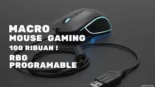 Fantech Thor  X9 Mouse Macro  Dibawah 100 Ribu Aja! Razer lewat dulu dah !