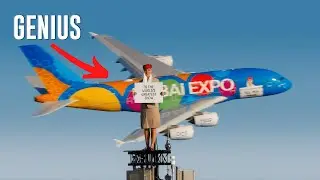 They had to fly 11 times to get this shot for the Emirates new ad!