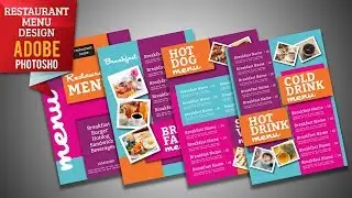 Restaurant Menu Design in Adobe Illustrator