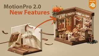Blender add-on MotionPro V 2.0 - New Features