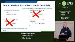 Post-Modern Cmake - From 3.0 to 4.0 - Vito Gamberini - C++Now 2025