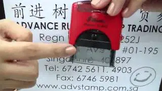 Shiny self-inking stamp's ink pad replacement.mpg