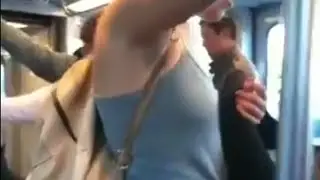 Haired Armpit Flashing in Tokyo Metro🚇😲 | Armpit hair is real beauty of girls
