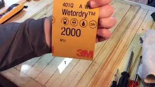 Sharpening Wahl Trimmer Blades with Sandpaper
