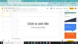 Change your Slides Presentation Theme
