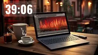 3H Pomodoro Study Session: 50/10 Timer | Coffee Shop ASMR | 3 x 50 min(10 min break)