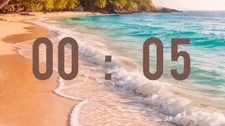 5 second timer with relaxing music 