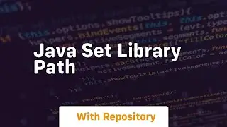 java set library path