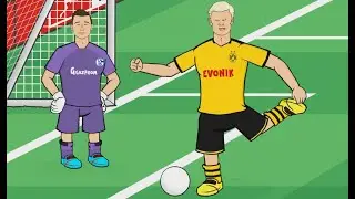 5 СПОСОБОВ ОСТАНОВИТЬ ХОЛАНДА | Дортмунд 4:0 Шальке [442oons НА РУССКОМ]
