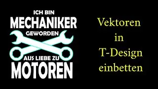 Vektoren in T Shirt Design einbetten mit Inkscape, Inkscape tutorial deutsch