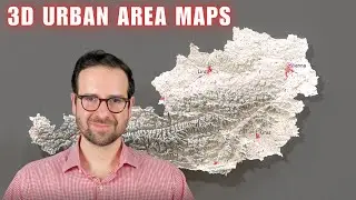 3D elevation and urban area maps with R