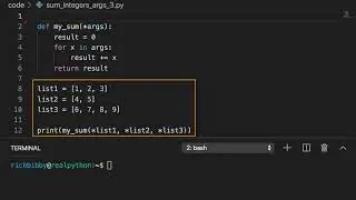 Unpacking With Asterisk Operators in Python