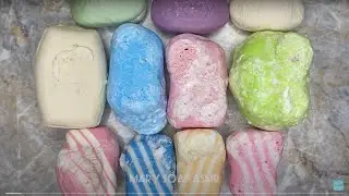 Dry microwived soap/asmr/relaxing video/сухие мыло из микроволновки/асмр резка/Релакс/хруст мыла