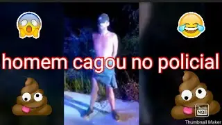 Ladrão cagou no policial