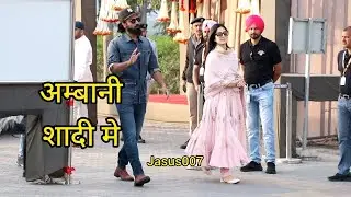 Katrina Kaif & Vicky Kaushal At  LEAVING FROM JAMNAGAR SPOTTED AT AIRPORT Ambani Wedding
