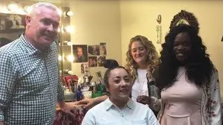 Backstage with the @Midnight with Chris Hardwick Hair and Makeup Team