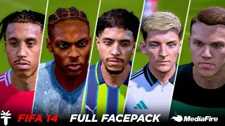 HOW TO PATCH FIFA 14 INTO FC 25🔥 | FULL FACEPACK CONVERTED FROM FC 25 (MEDIA FIRE)