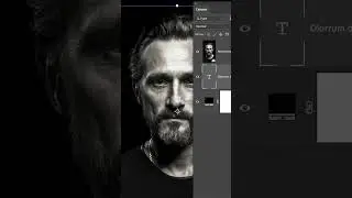 Comment faire une affiche typo sur un portrait ! #tutoriel #photoshop #shorts #typographie #portrait