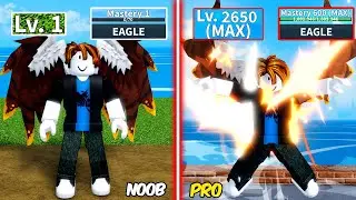 Beating Blox Fruits With Full Power New Eagle Fruit!