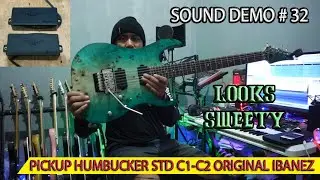 REVIEW SOUND PICKUP HUMBUCKER STD C1-C2 ORIGINAL IBANEZ | SOUND DEMO #32