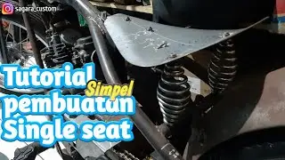 Proses pembuatan jok single chopper #sagara custom