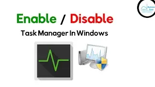 Enable/Disable Task Manager in Windows Group Policy