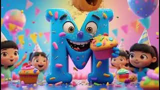 Letter Party 🎉 | ABC Song for Kids | Fun Alphabet Cartoon & Learning Video 